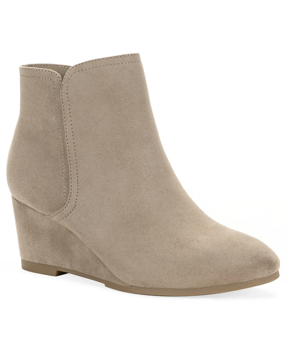 Portiaa Round Toe Wedge Dress Booties by Style & Co