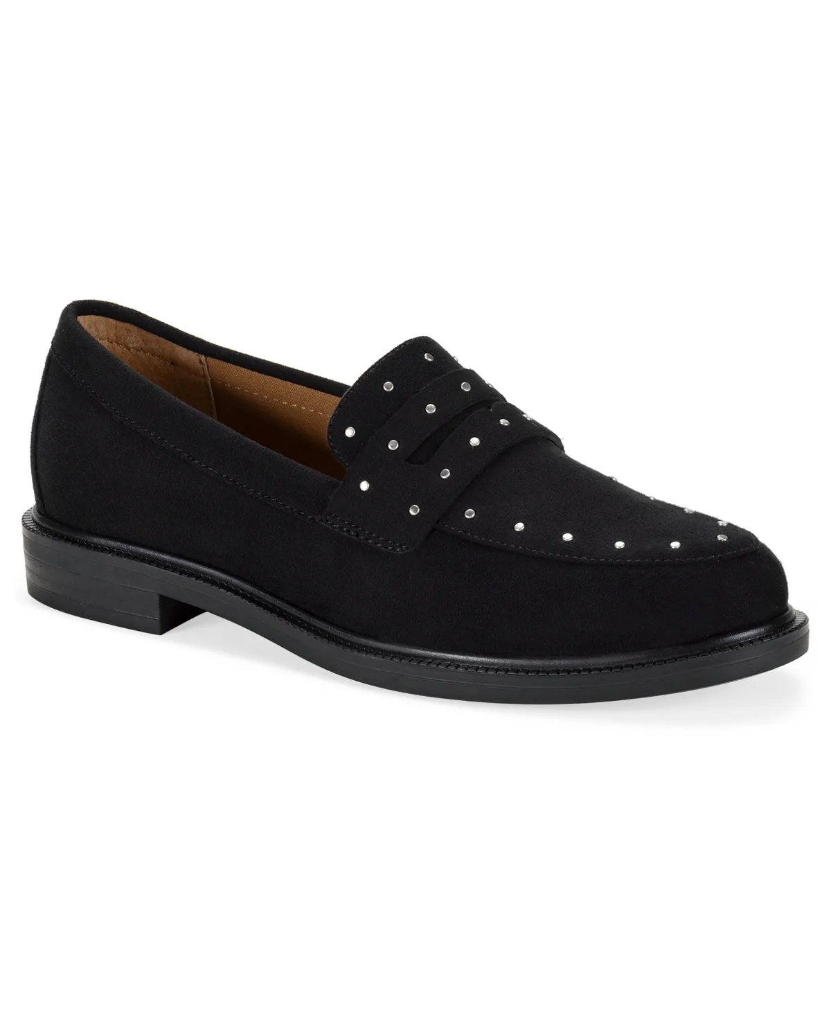 Ammber Round Toe Block Heel Loafers by Style & Co