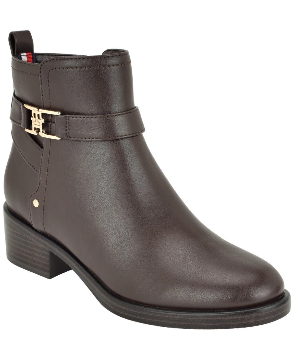 Idala Ornamented Side Zip Booties by Tommy Hilfiger