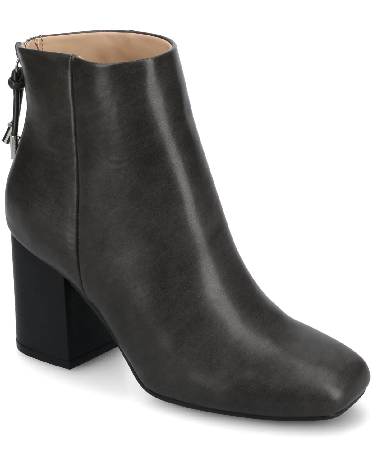 Audrina Stacked Heel Dress Booties by Journee Collection