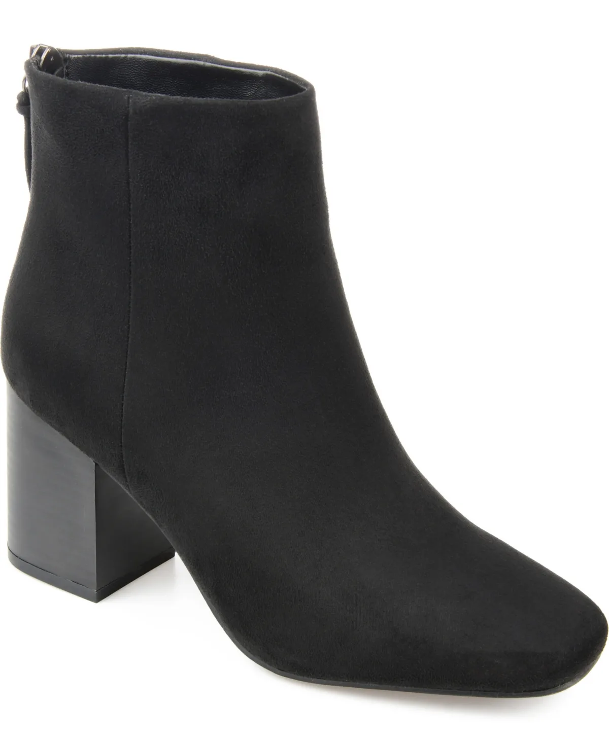 Audrina Stacked Heel Dress Booties