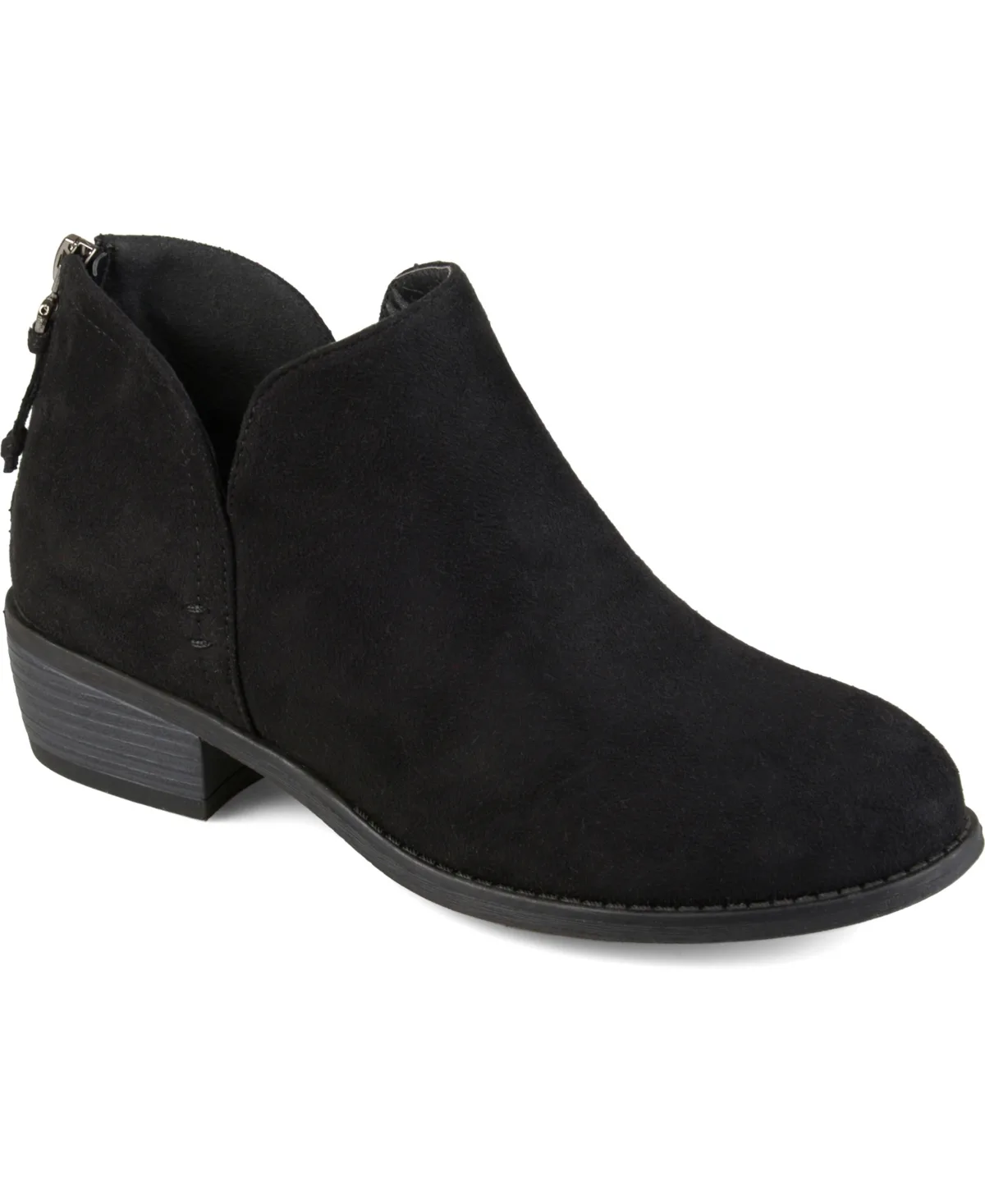 Livvy Side Split Ankle Booties by Journee Collection