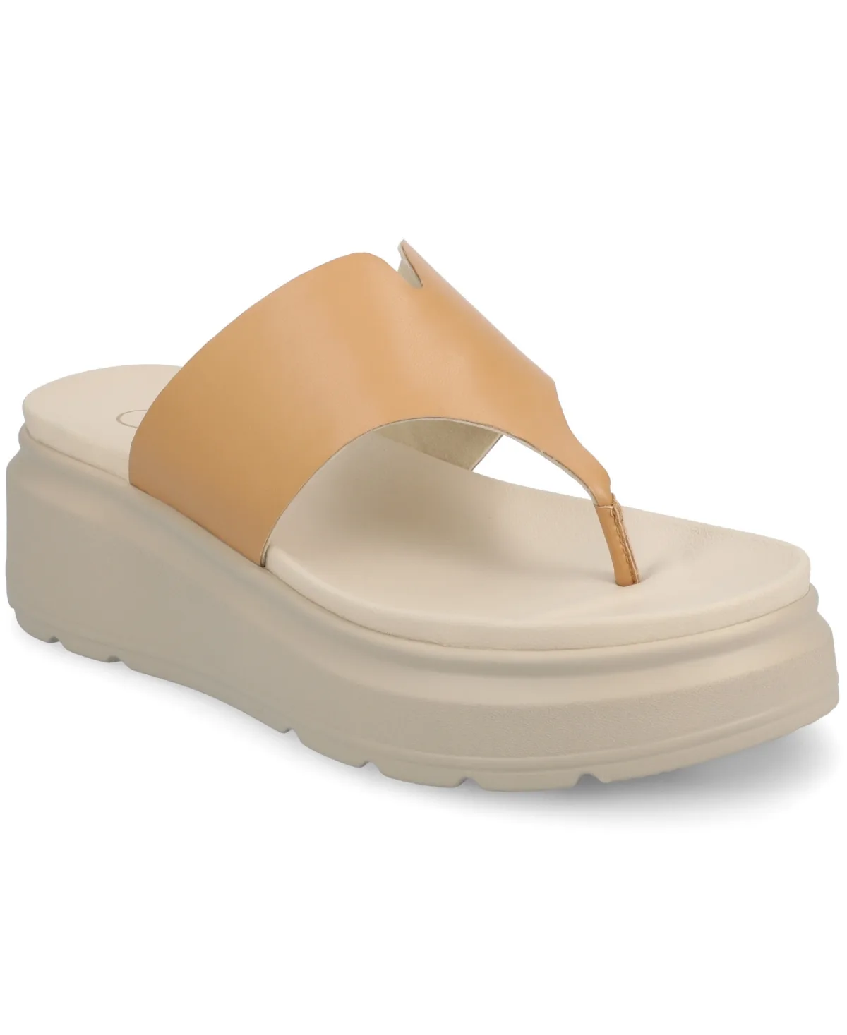 Carah Thong Platform Wedge Sandals