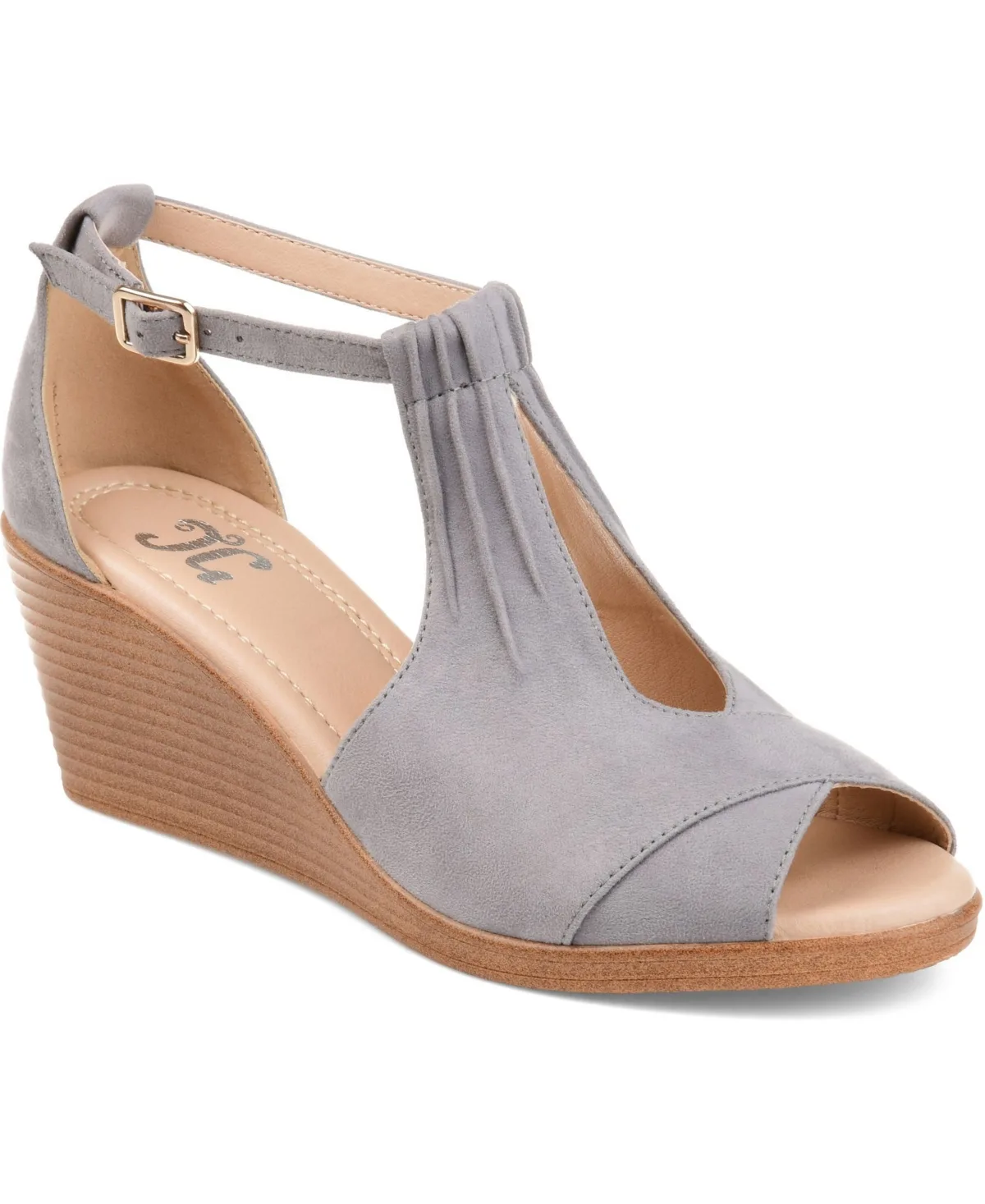 Kedzie Wedge Sandals by Journee Collection