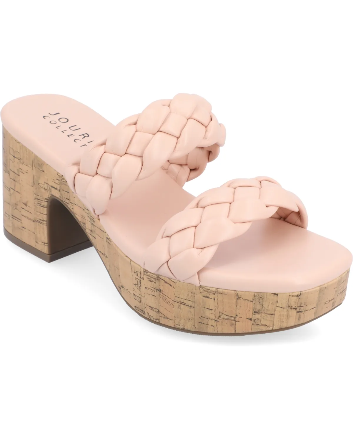 Kyaa Braided Platform Sandals by Journee Collection