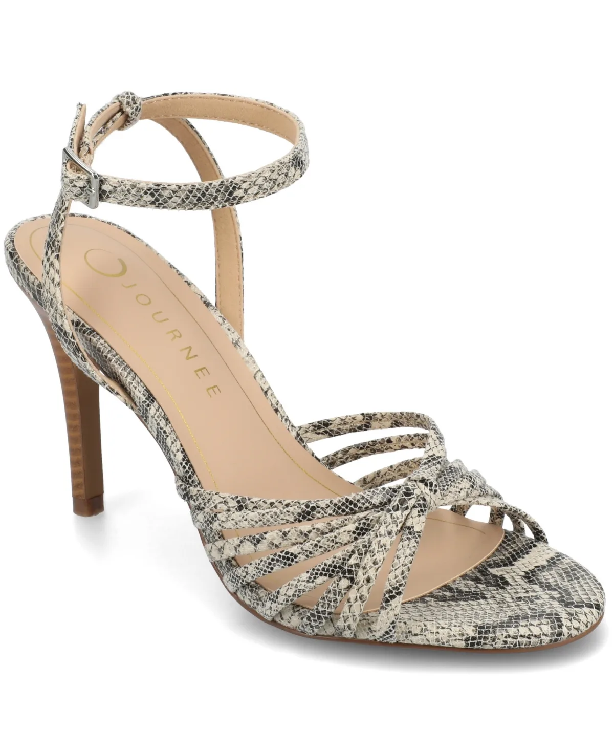 Vanita Stiletto Strappy Dress Sandals by Journee Collection