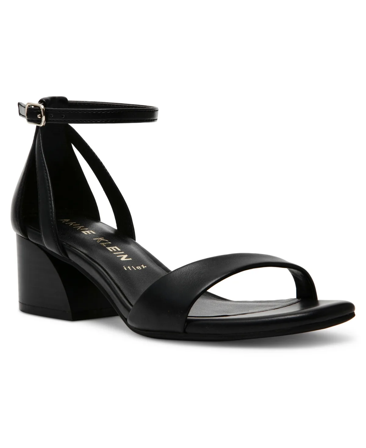 Mia Ankle Strap Block Heel Dress Sandals by Anne Klein
