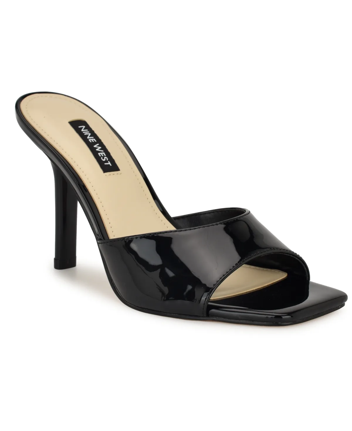 Disko Square Toe Stiletto Sandals by Nine West