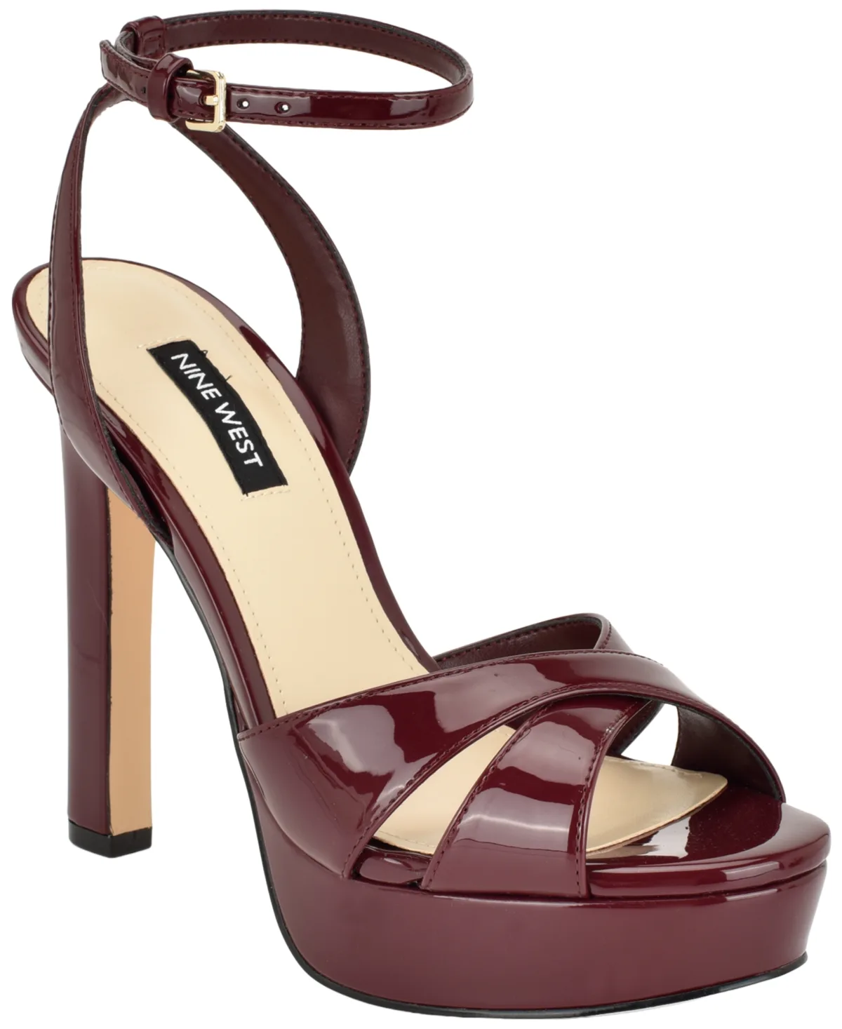 Wilda Criss-Cross High Stiletto Platform Sandals by Nine West