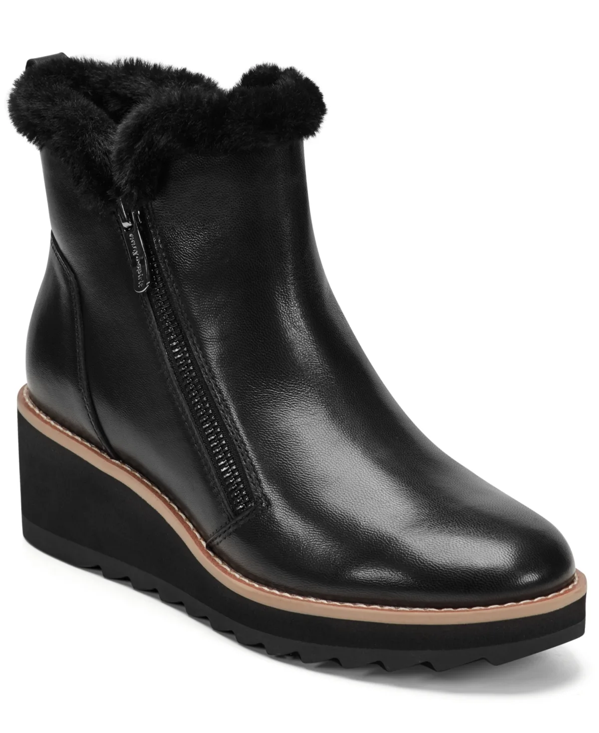 Jane Round Toe Wedge Booties by Easy Spirit