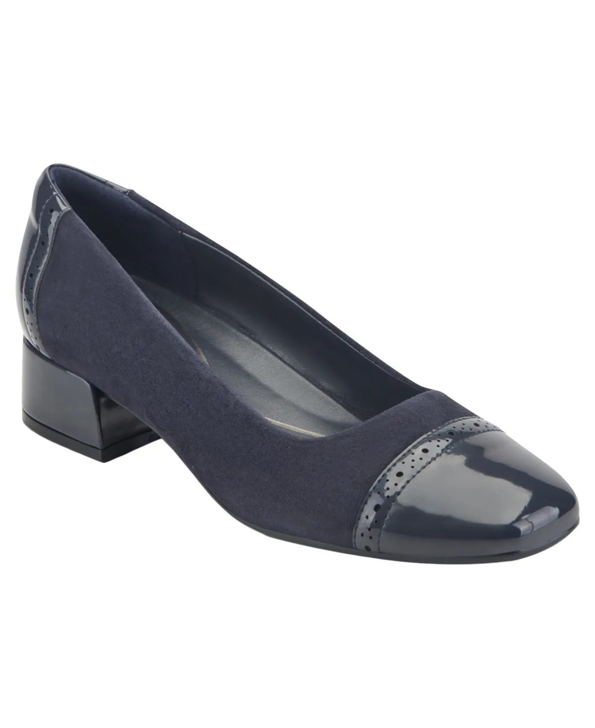 Jasmin eFlex Low Block Heel Pumps by Easy Spirit