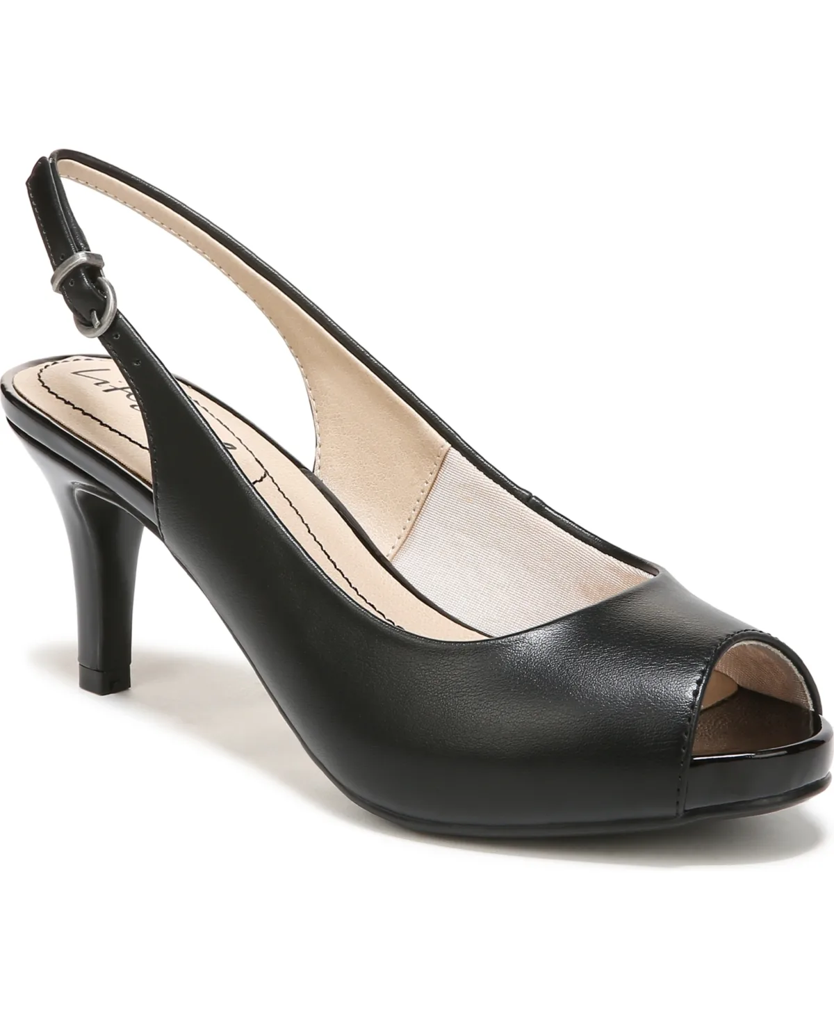 Teller Slingback Peep Toe Pumps by Lifestride