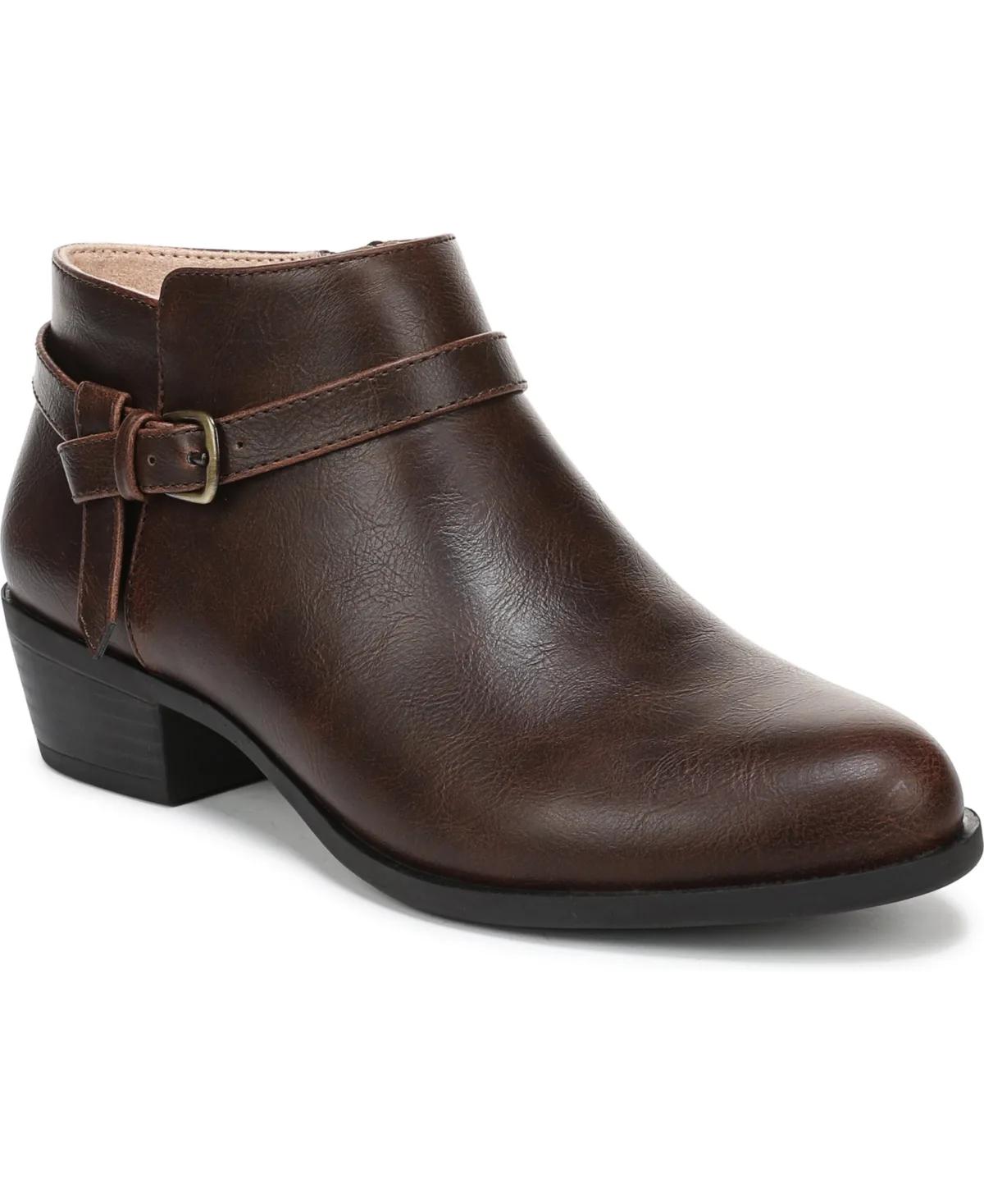 Ada Zip Almond Toe Short Boots