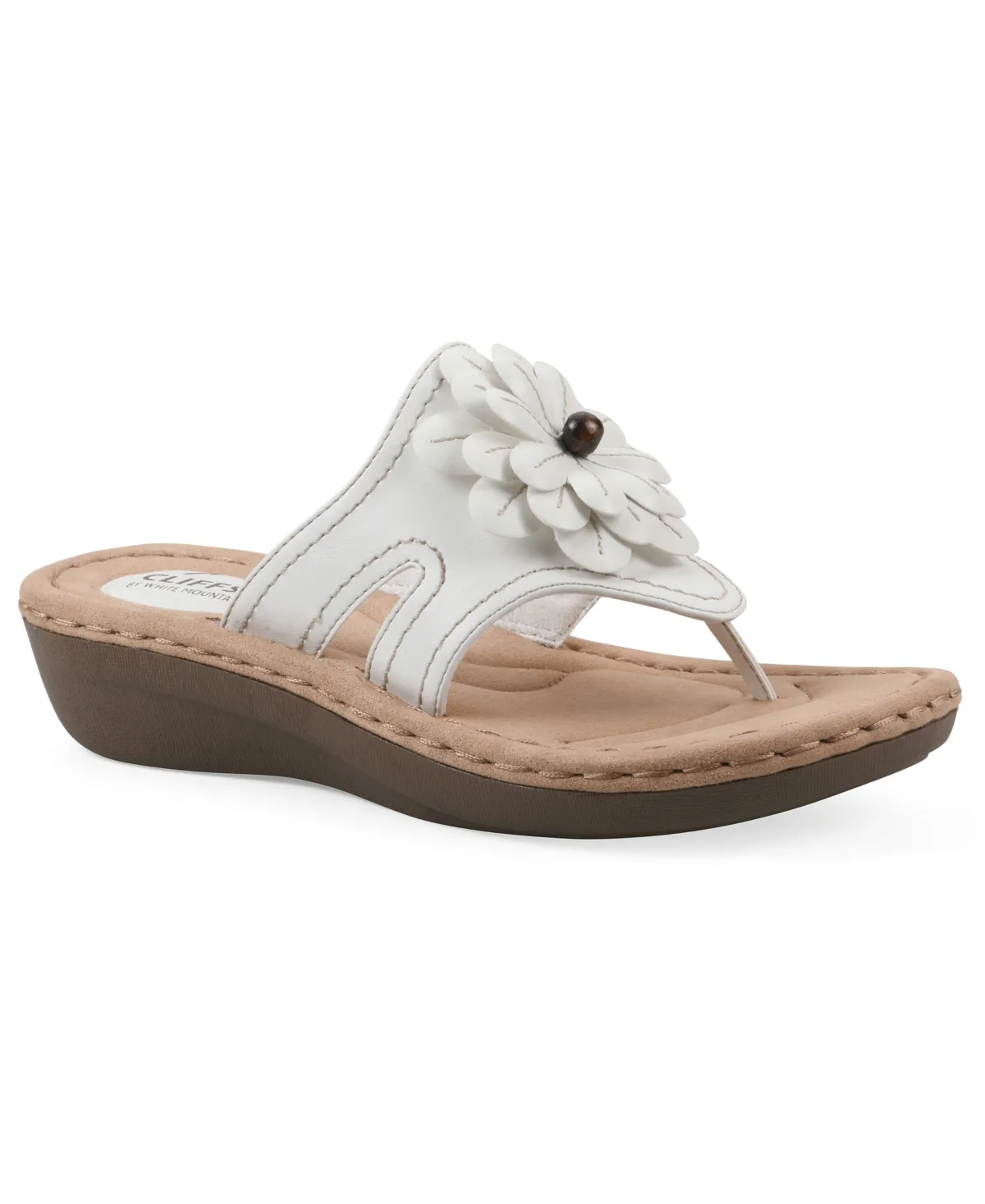 Cashlyn Flower Sandals by Cliffs By White Mountain