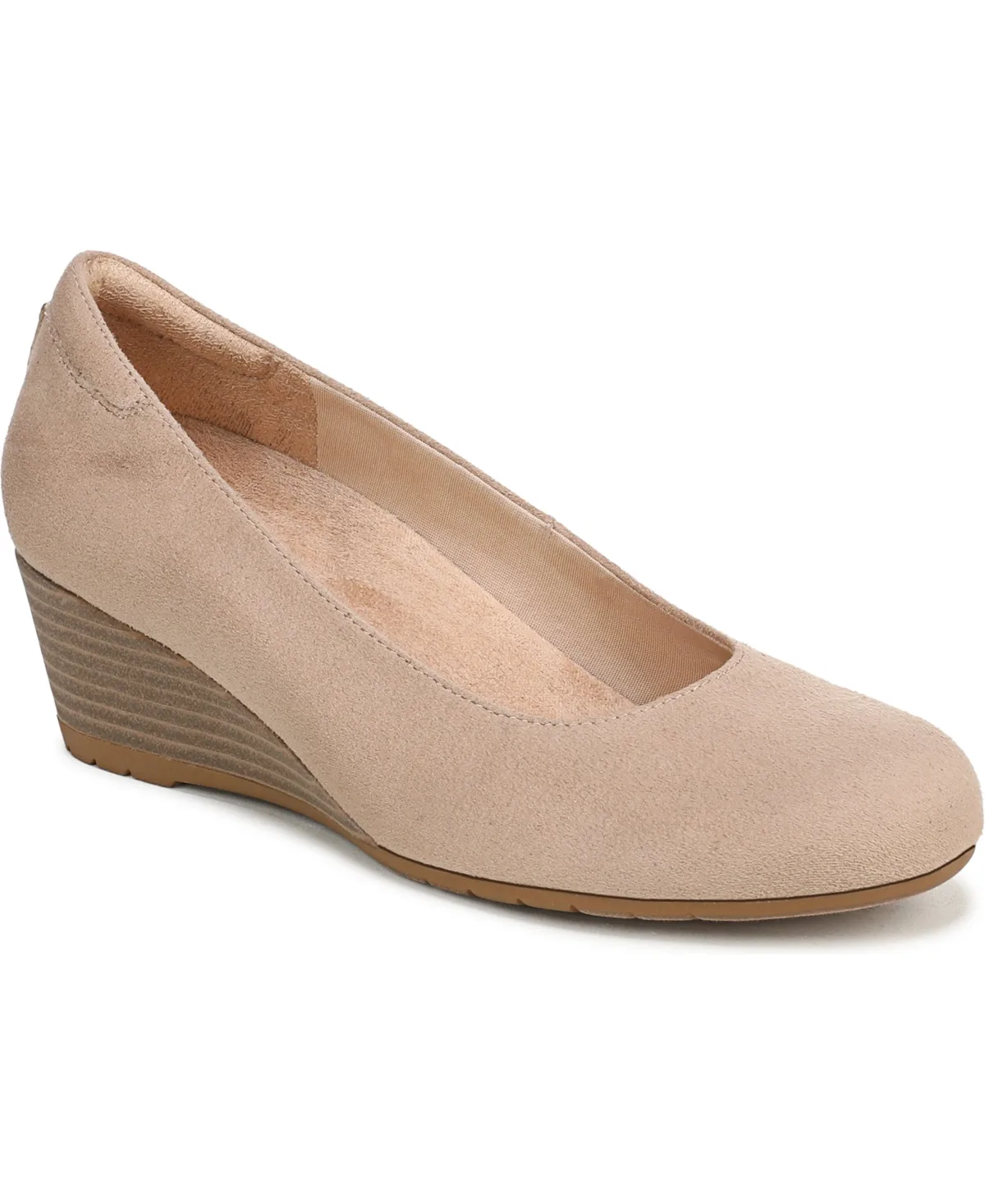 Be Flex Round Toe Wedge Pumps