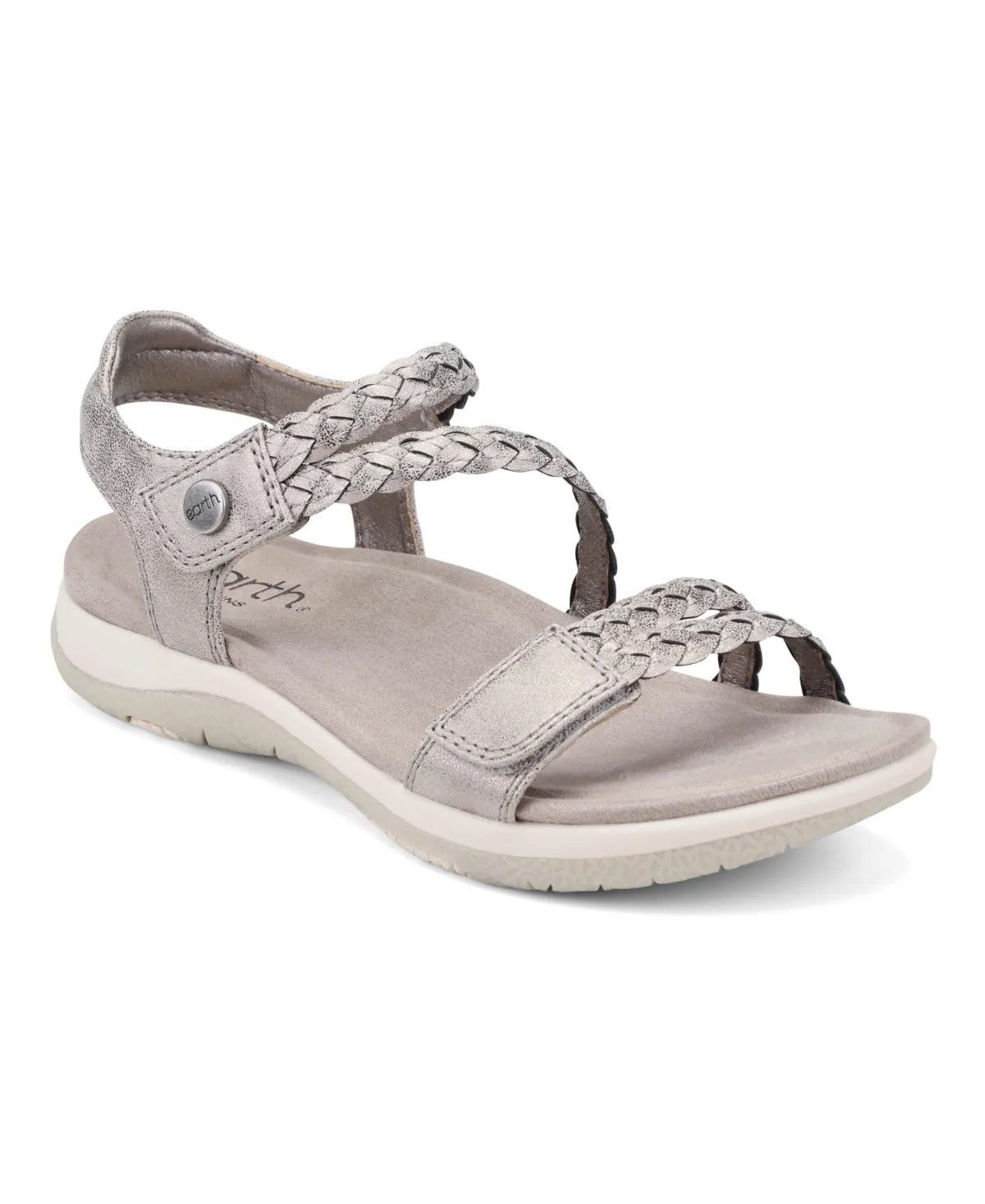 Stellon Braided Strappy Flat Sandals by Earth