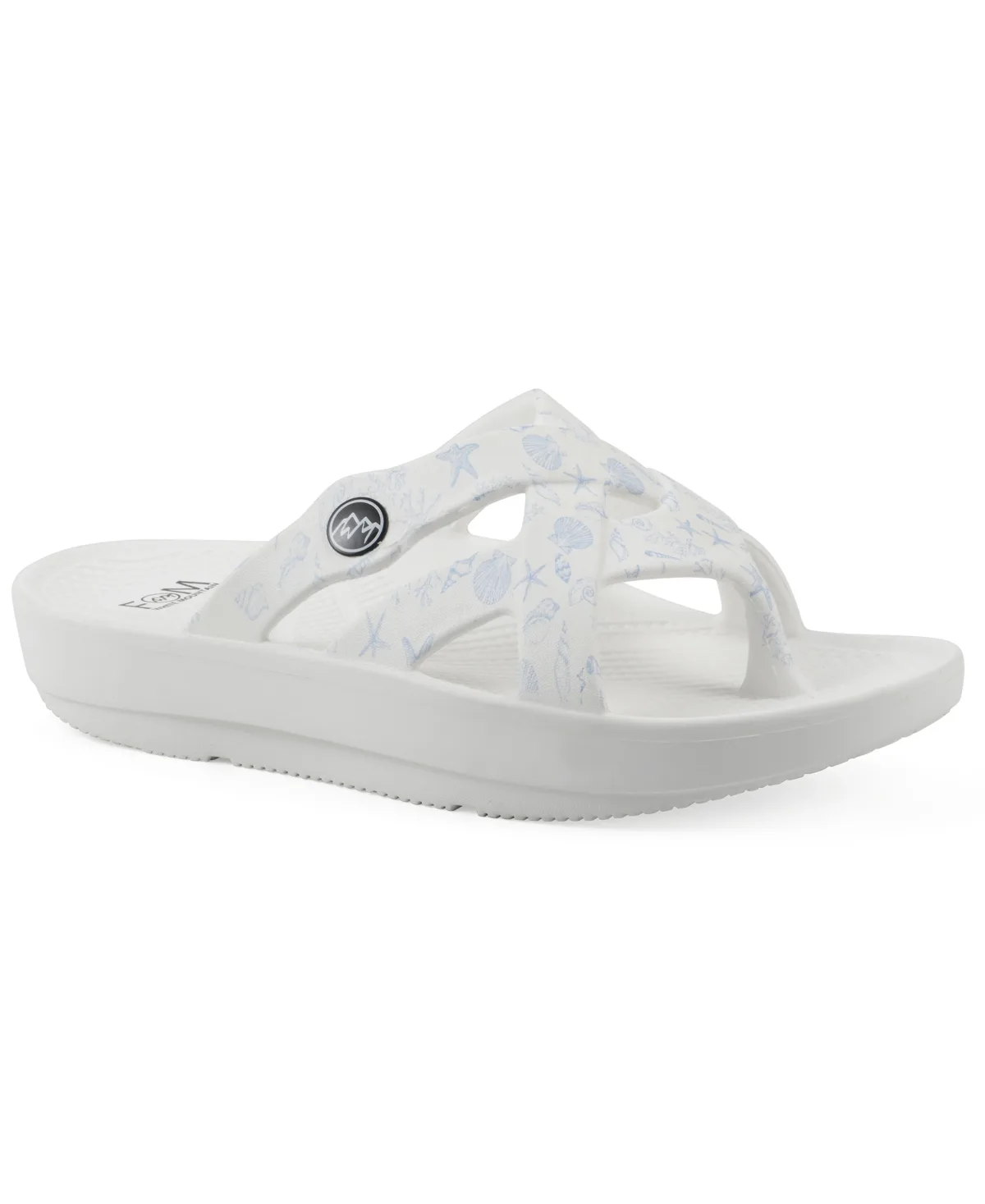Rip Round Toe Flat Sandals by White Mountain
