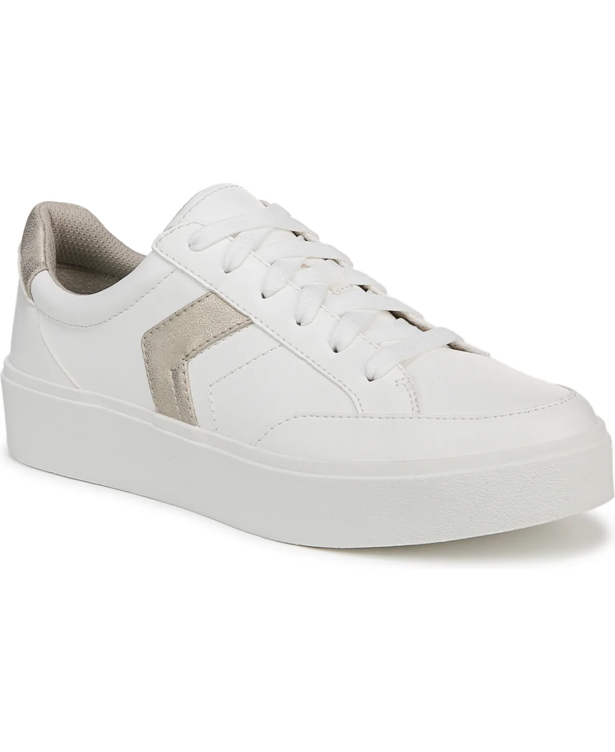 Madison-Lace Closed Round Toe Lace Up Platform Sneakers