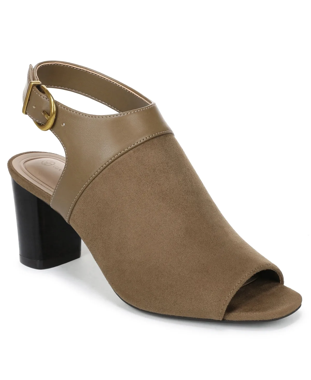 Vondah Block Heel Peep Toe Shooties by Giani Bernini