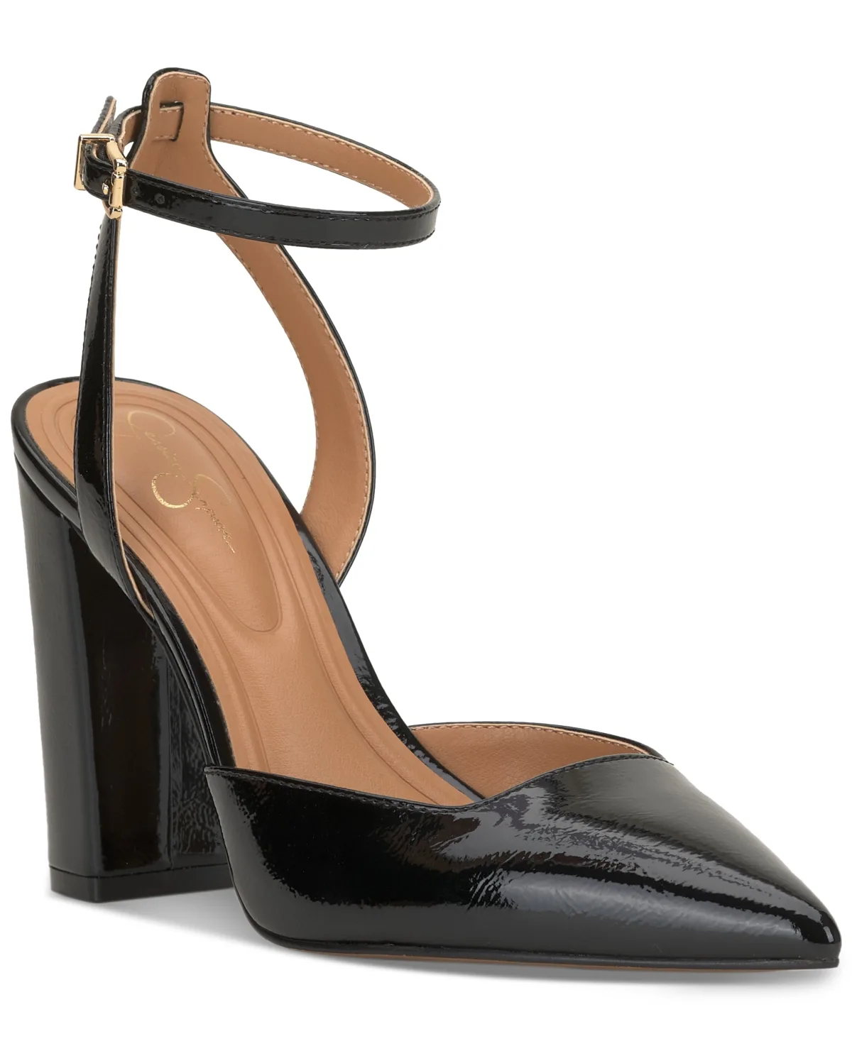 Nazela Two-Piece Pointed-Toe Pumps