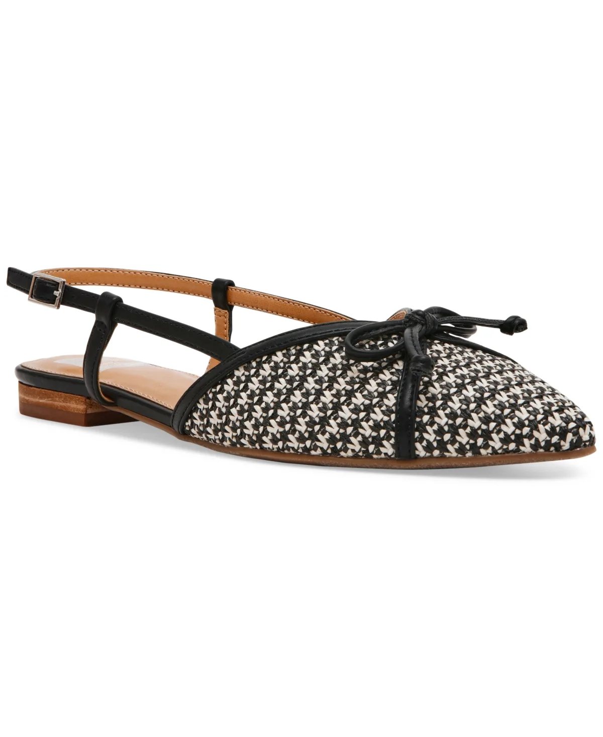 Carsen Bow Pointed-Toe Slingback Flats by Dv Dolce Vita