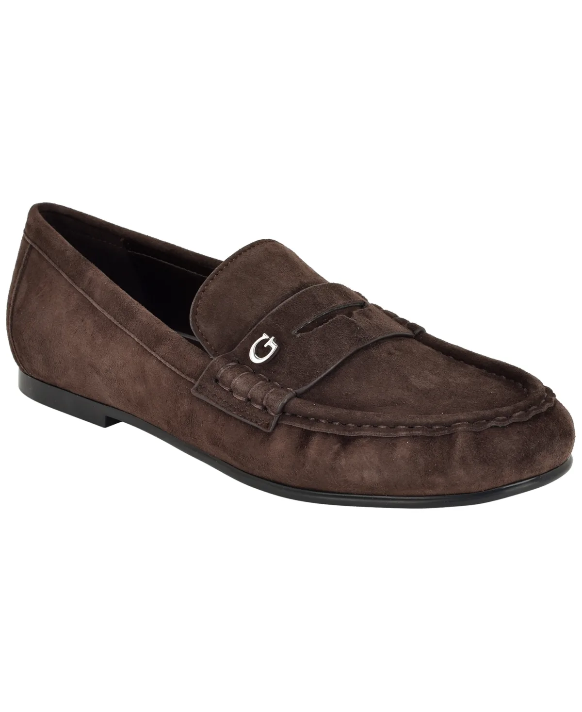Raivoo Suede Slip-On Penny Loafer by Guess