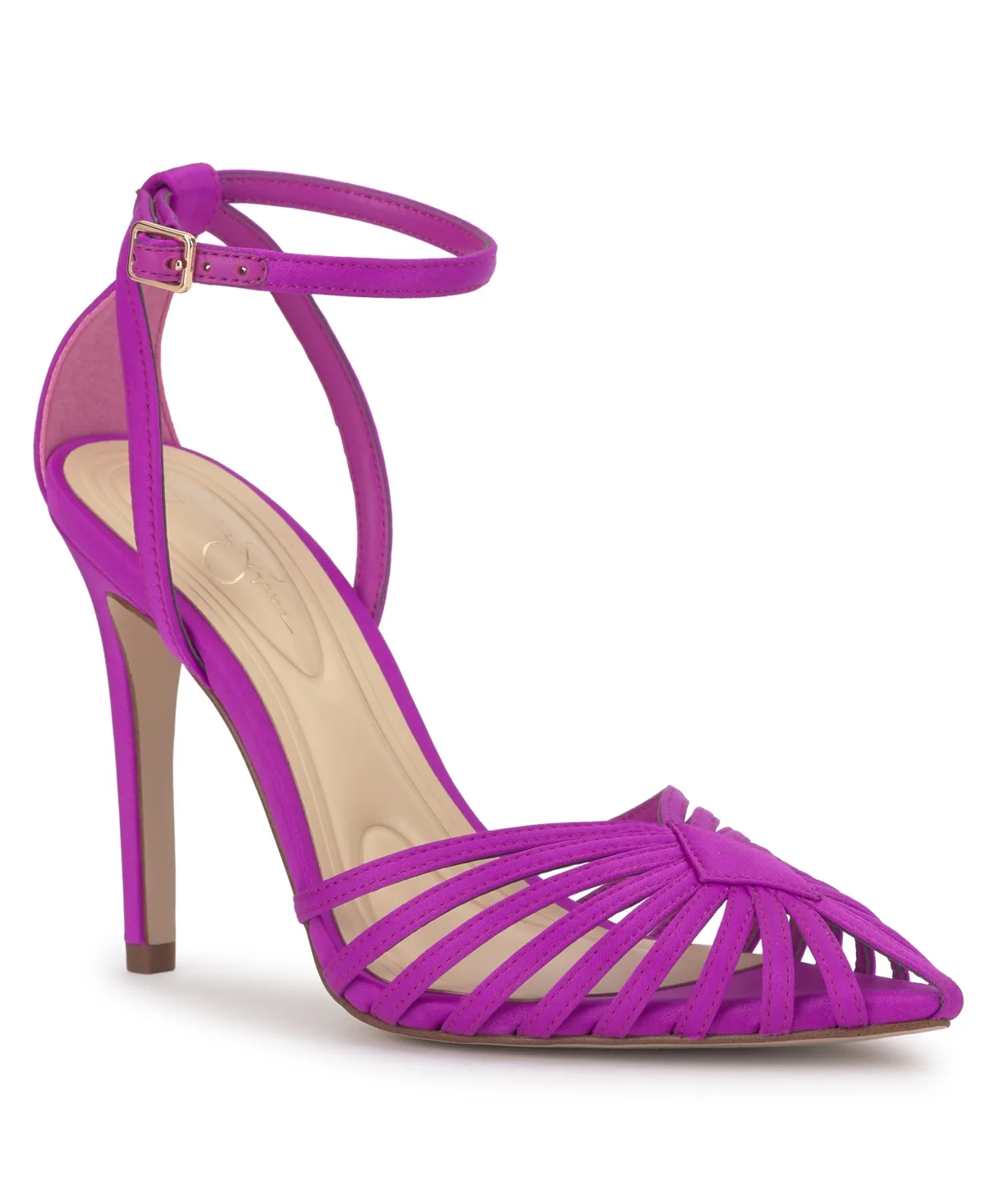 Paveri Huarache Strappy Stiletto Pumps
