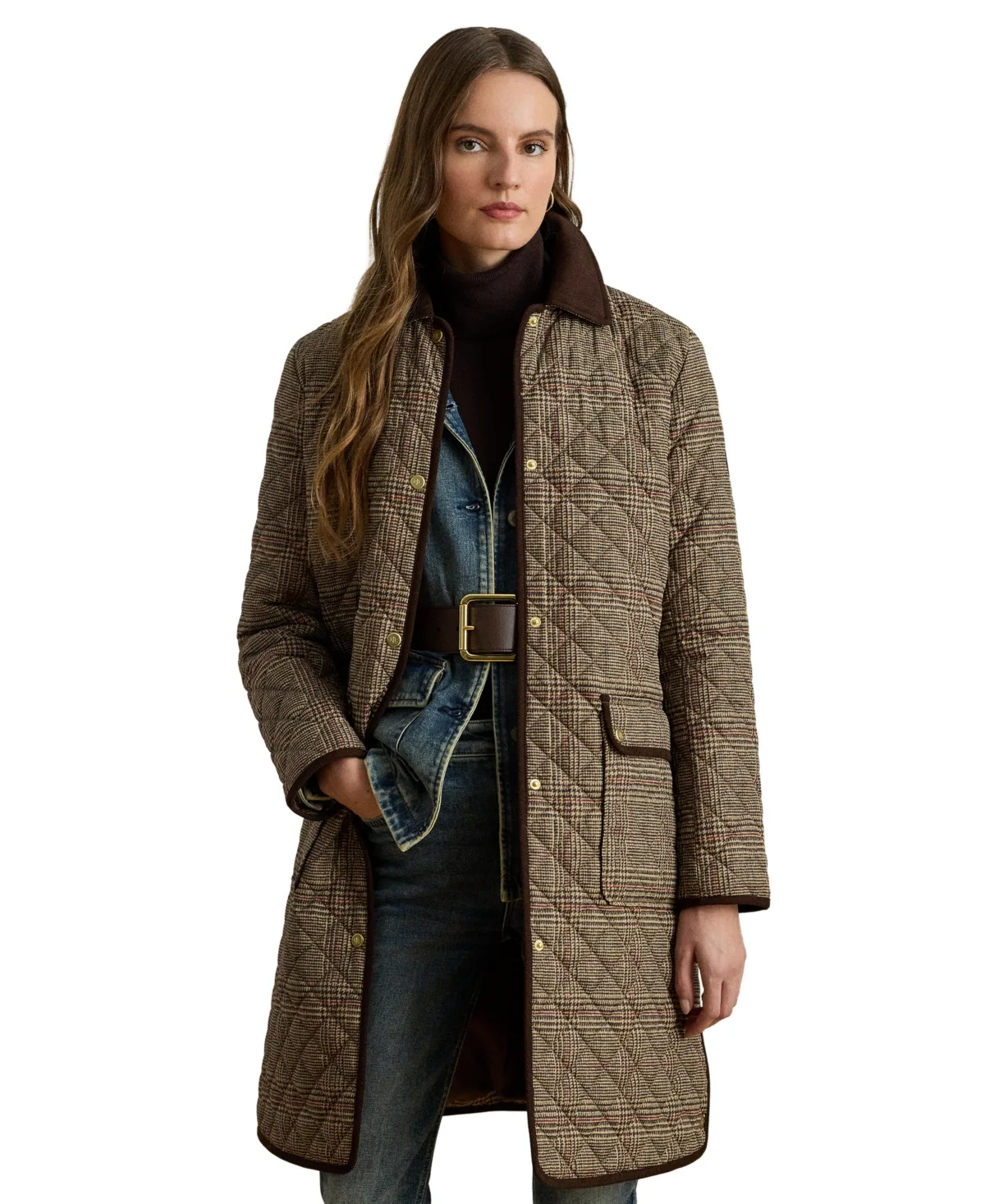 Diamond-Quilted Coat by Lauren Ralph Lauren