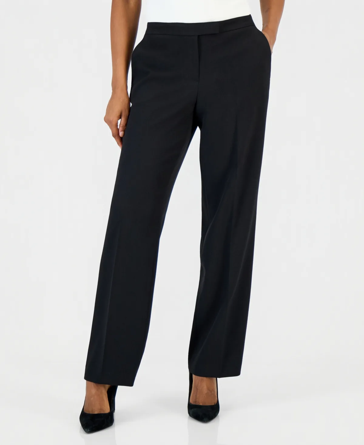 Tab Waist Trouser Pant by Kasper