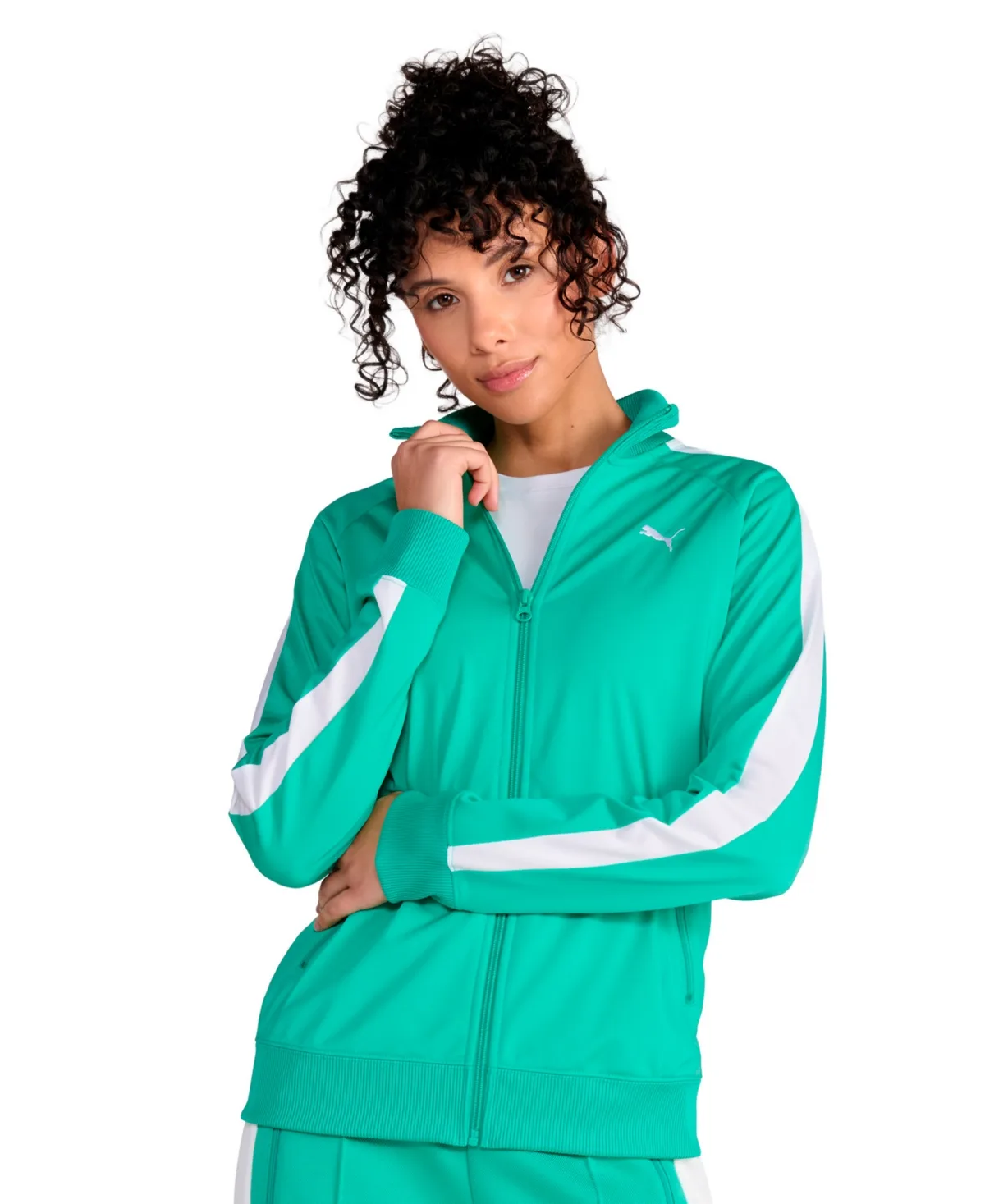 Mock Neck Track Jacket by Puma