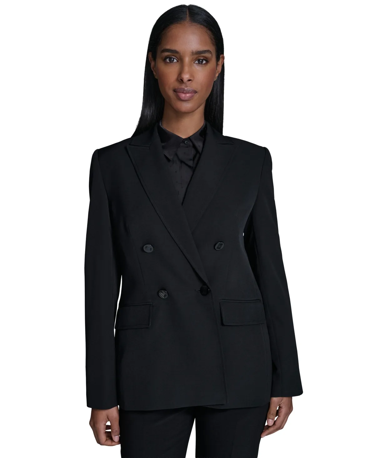 Double-Breasted Blazer by Karl Lagerfeld Paris