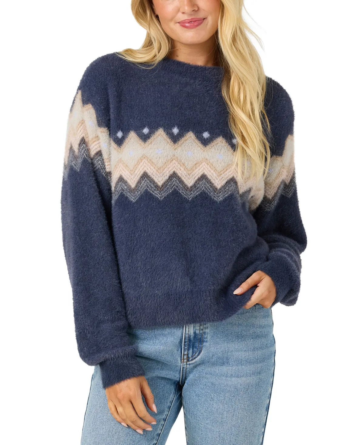 Kieren Ribbed Knit Crewneck Cardigan