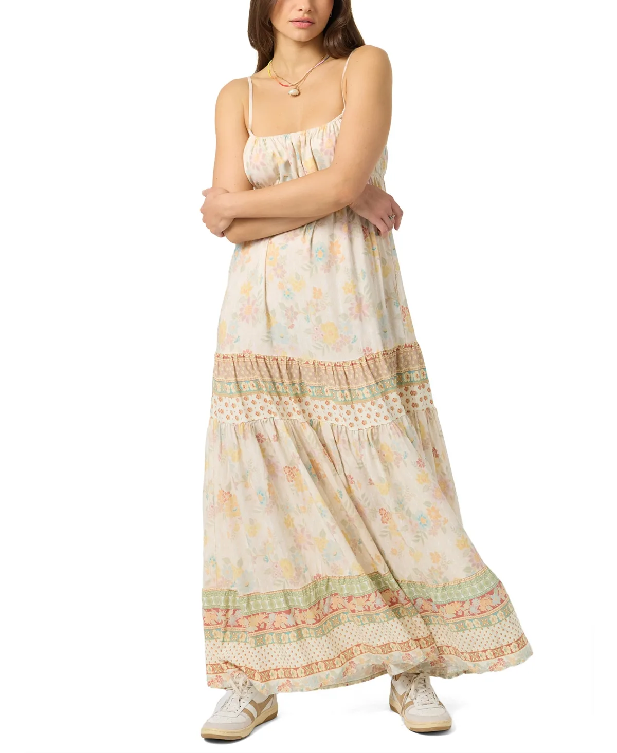 Lillie Adjustable Strap Printed Maxi Dress by O'neill