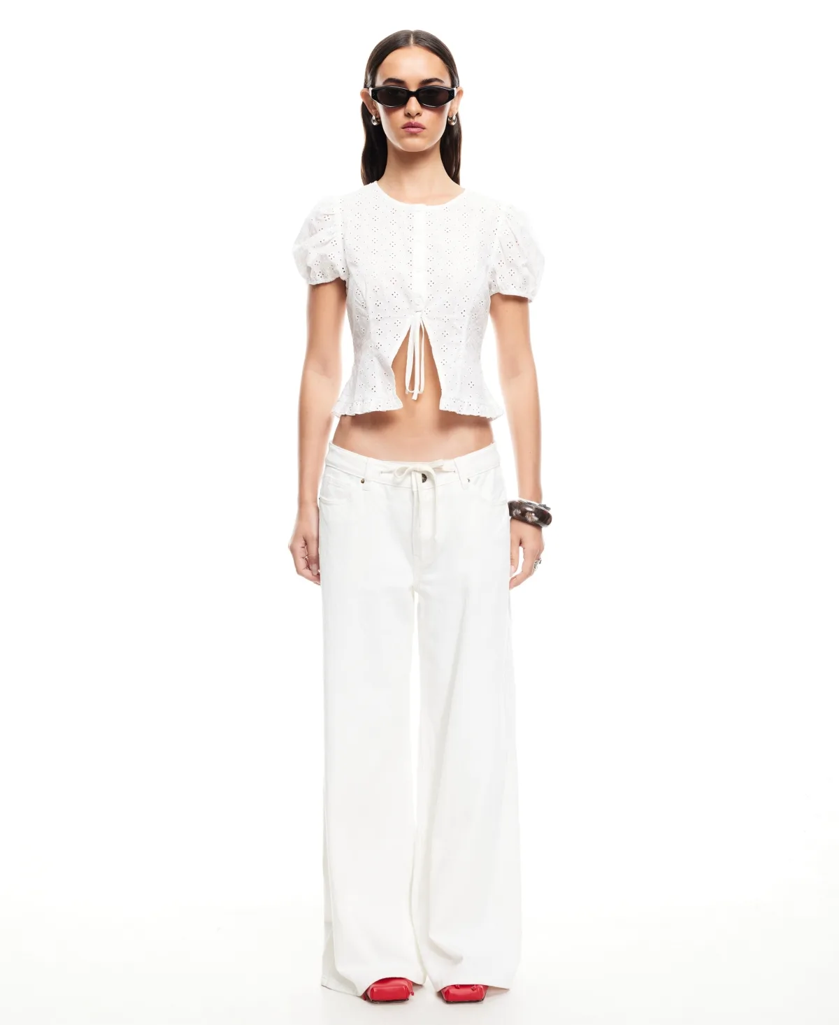 Muse Low-Rise Jeans by Lioness