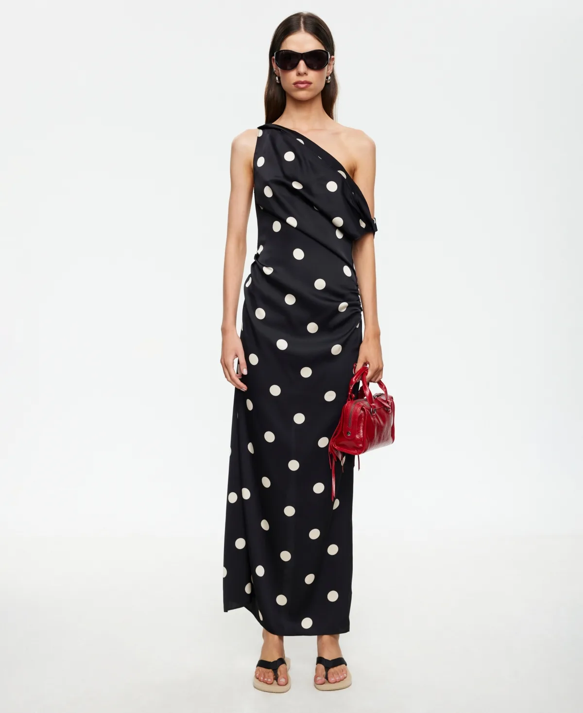 One-Shoulder Maxi Dress by Lioness