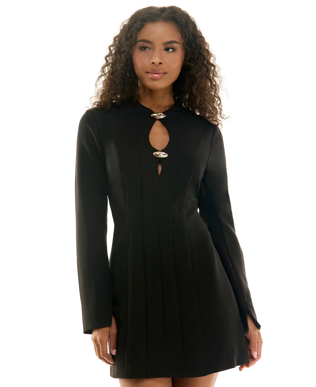 Mock Neck Mini Dress by Seni & Cade