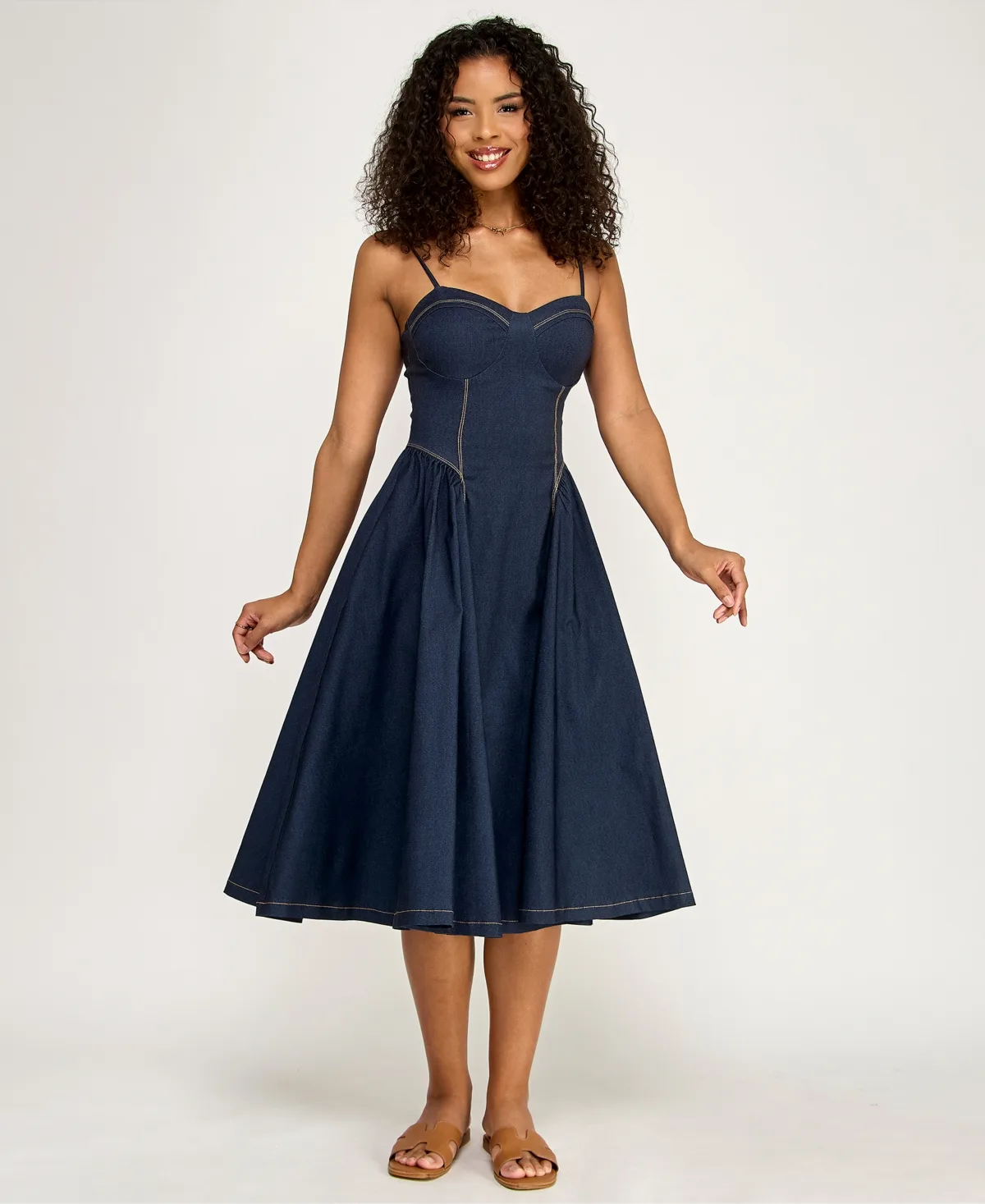 Sweetheart Midi Dress by Katia Rae