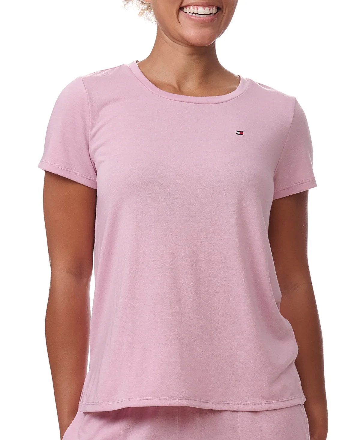 Short-Sleeve Crewneck Sleep Tee by Tommy Hilfiger