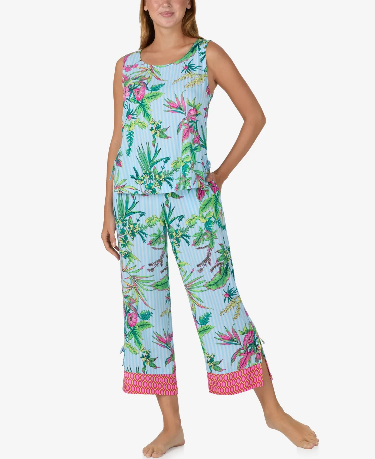Sleeveless Cami Top and Crop Pant, 2-Piece Pajama Set by Sanctuary