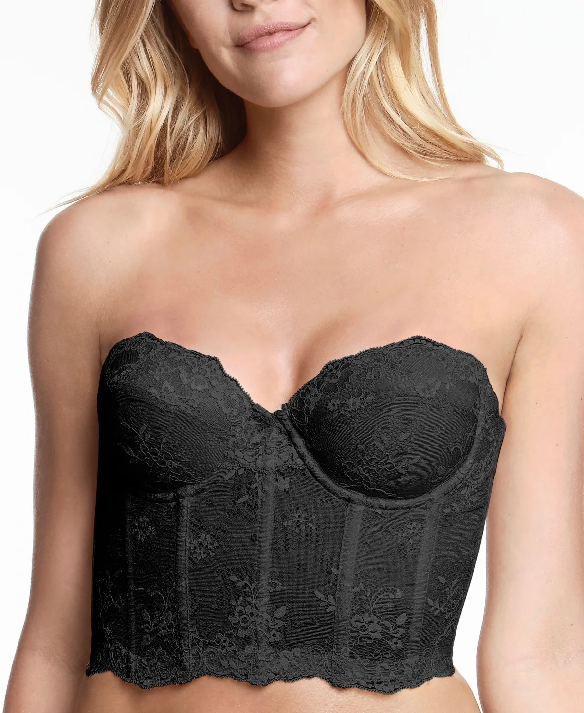 Tayler Backless Strapless Lace Bra by Dominique