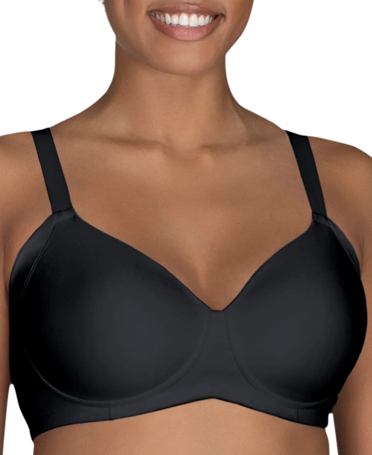 Beauty Back Full Figure Wirefree Extended Side and Back Smoother Bra