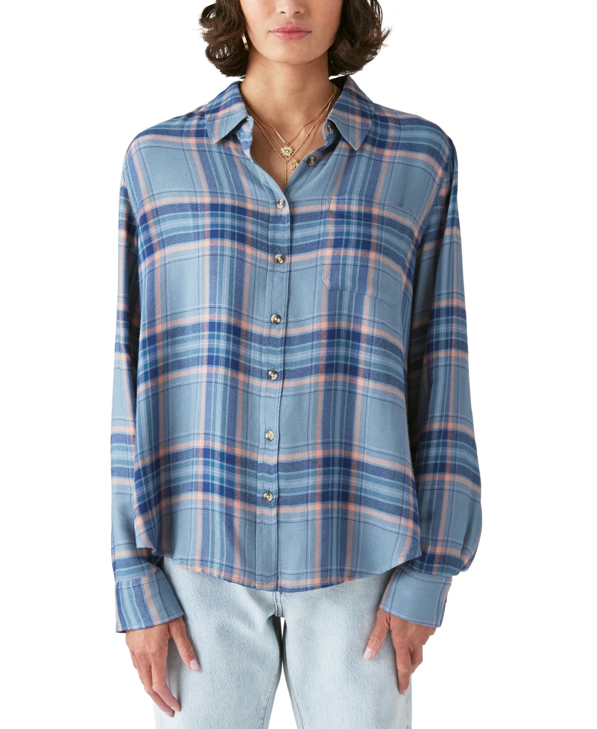 Button-Down Boyfriend Shirt by Lucky Brand