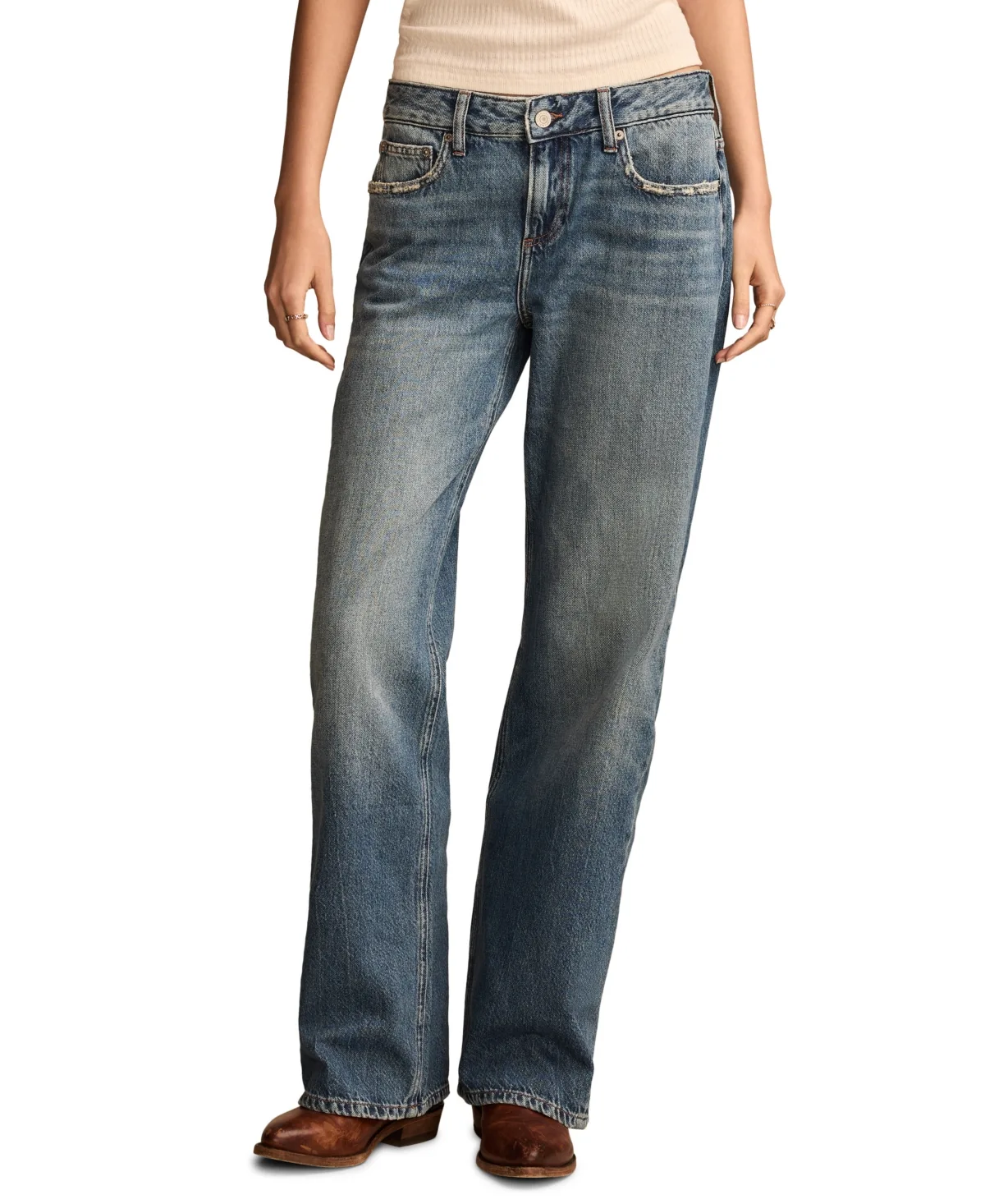 Baggy Wide Leg Jeans by Lucky Brand