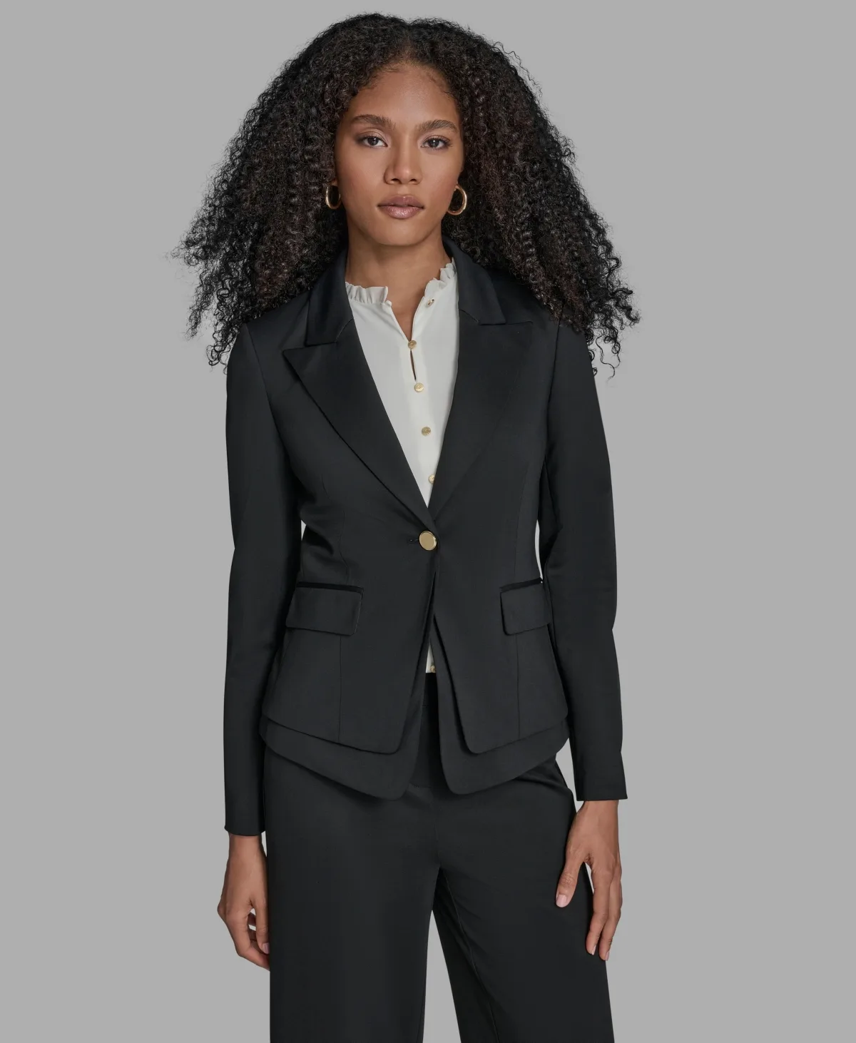 One-Button Layering Jacket by Bcbg