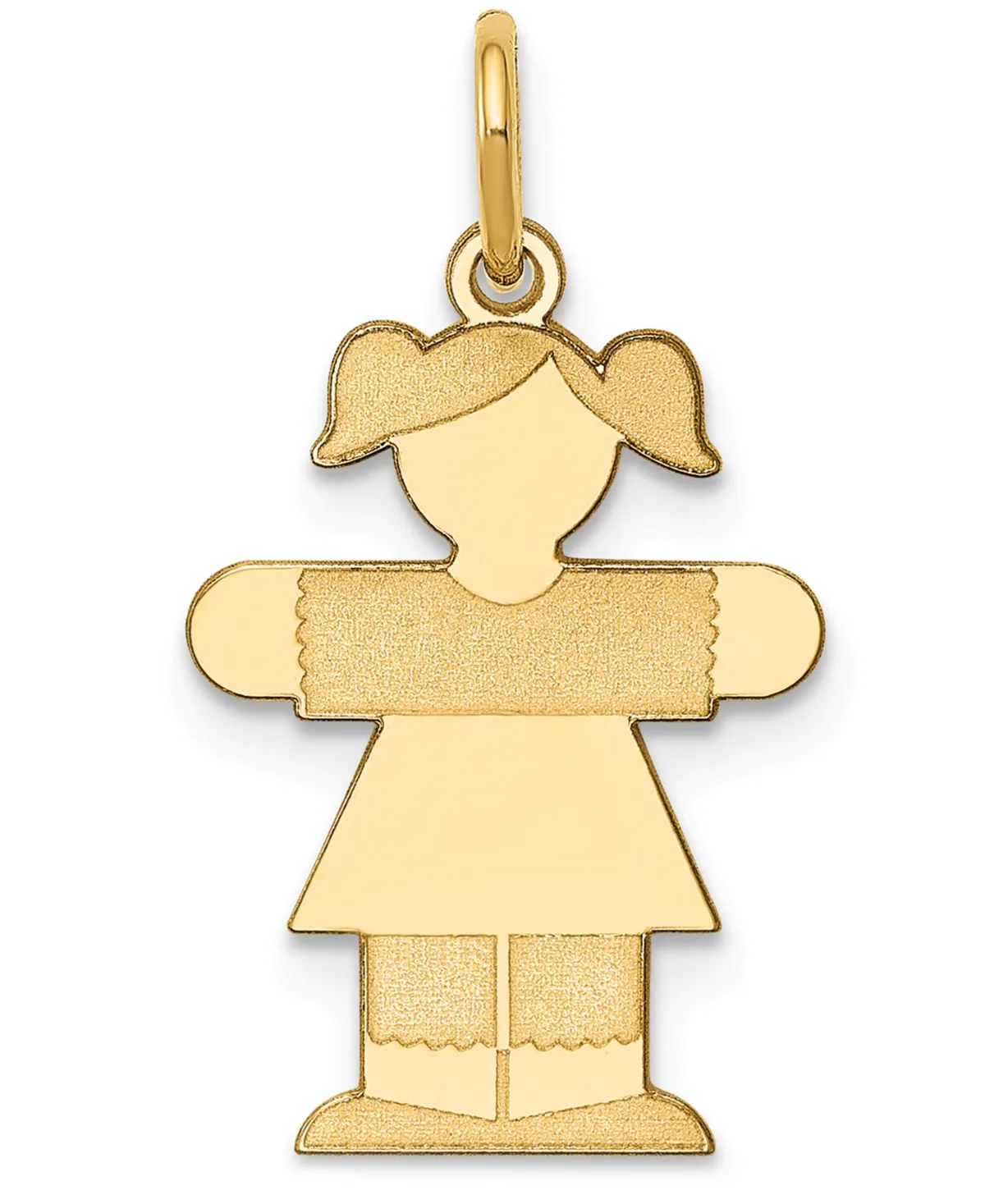 Mini Girl Charm Pendant in 14k Gold by Macy's