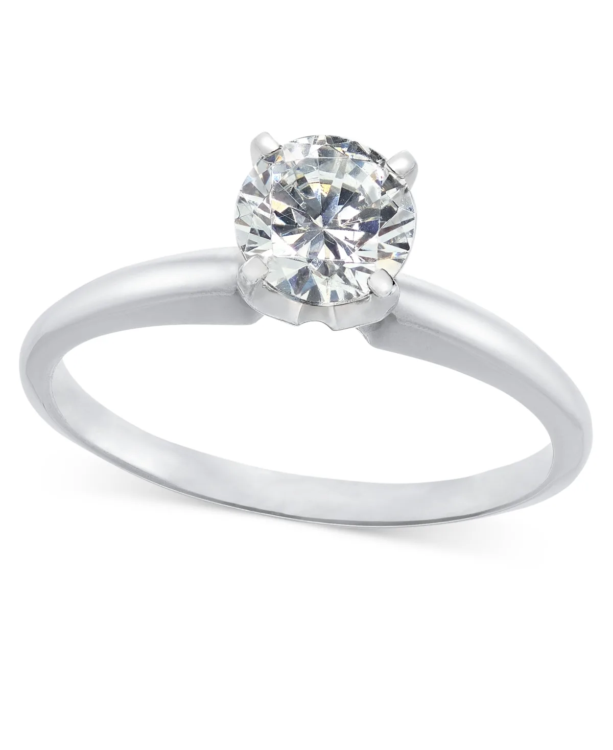 Diamond (1 ct. t.w.) Engagement Ring in 14K White, Yellow or Rose Gold by Macy's
