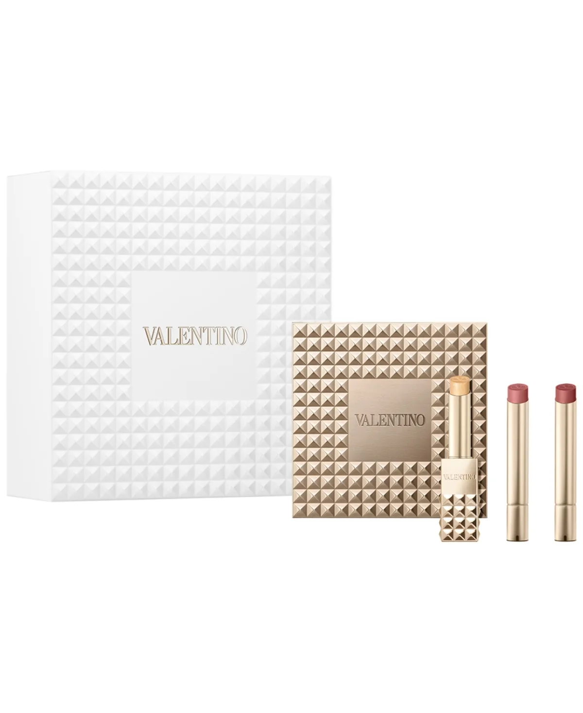Spike Buttery Matte Refillable Lipstick Trio and Clutch Set, 0.07 oz by Valentino