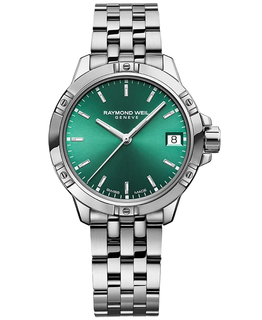 Swiss Tango Quartz Stainless Steel Bracelet Watch 30mm