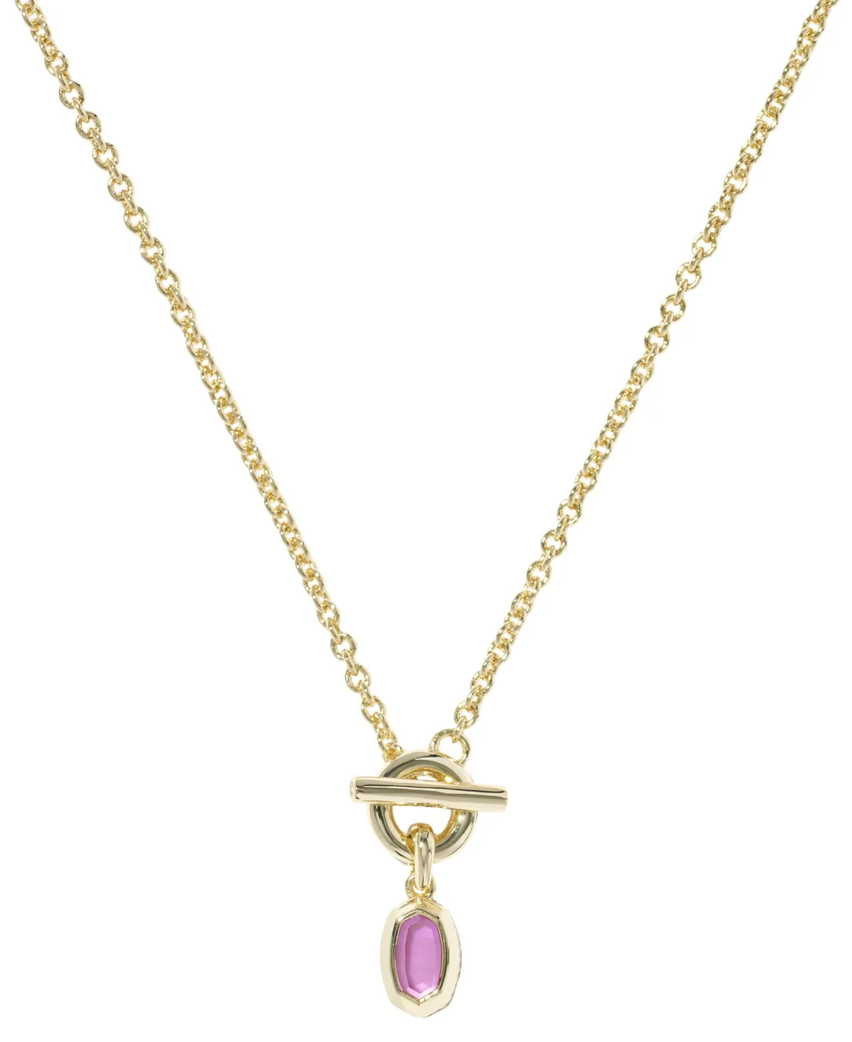 Malachite & Imitation Pearl 14K Gold Plated Over Brass Daphne Link and Chain Necklace