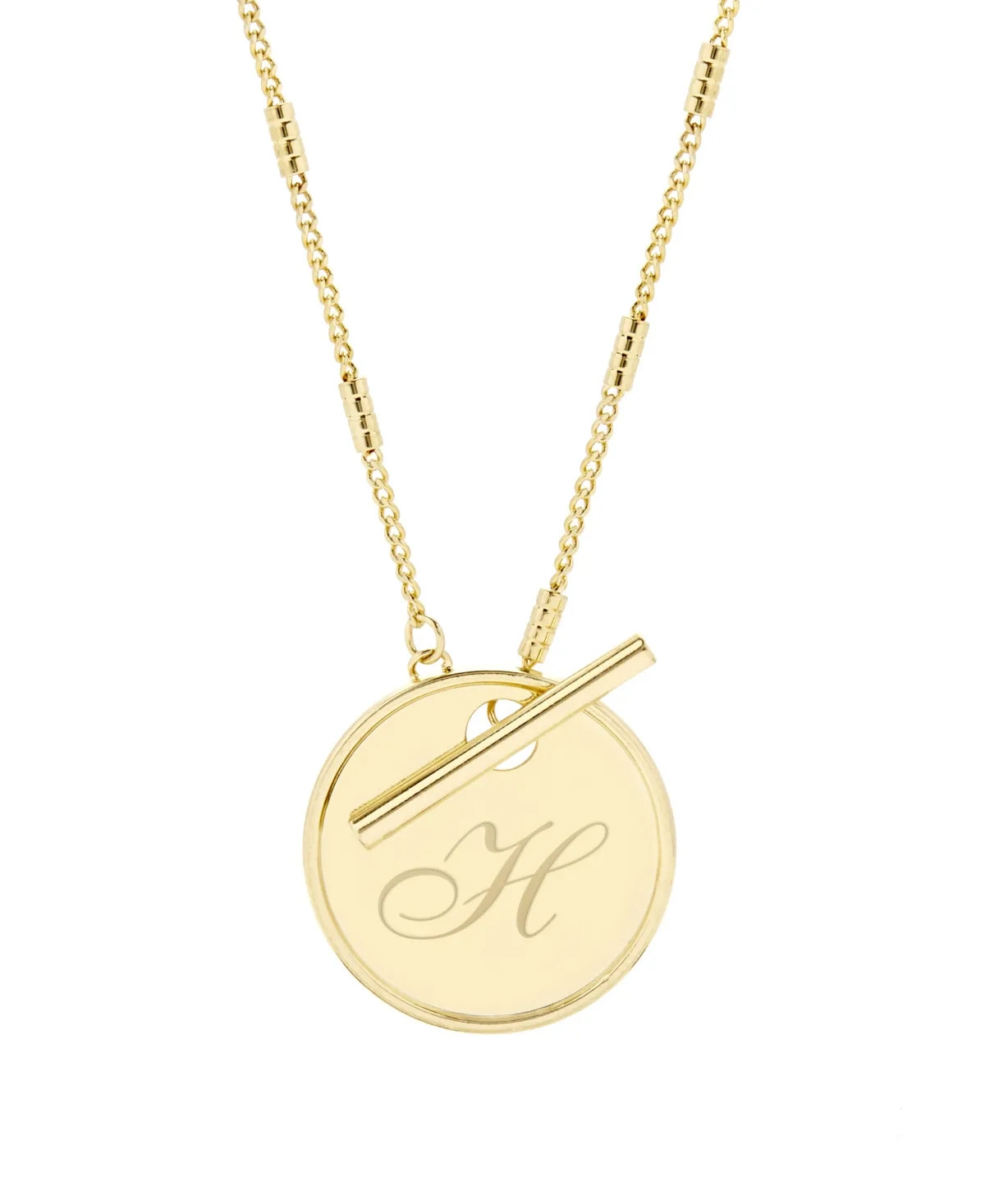 Grace Initial Toggle Necklace by Brook & York